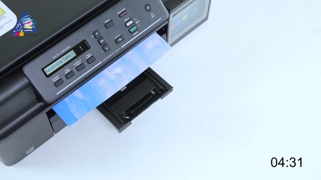 Brother DCP-T500W: тест на скорость печати фото А4 смотреть онлайн