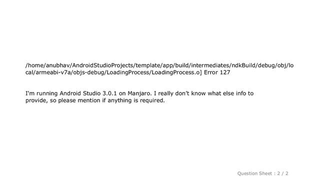 Android : clang: error while loading shared libraries: libtinfo.so.5: cannot open shared object fil смотреть онлайн