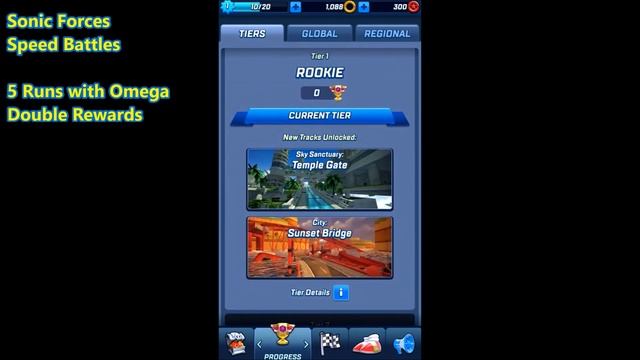 Sonic Forces Speed Battles with Omega as Star Runner for Double Rewards iOS Gameplay 01 смотреть онлайн