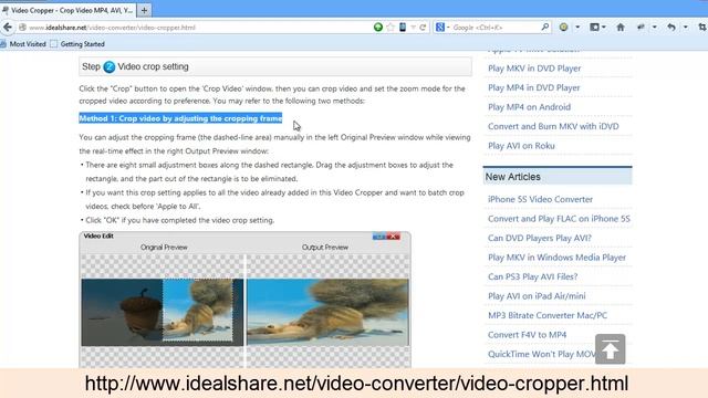 Video Cropper for Mac and Windows - Crop MP4, AVI, MOV, WMV, MKV etc смотреть онлайн