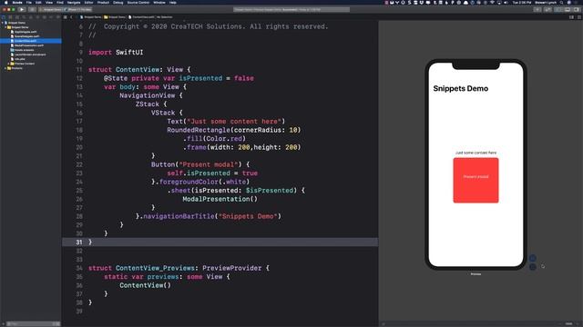Creating, Using and Sharing Xcode Snippets смотреть онлайн