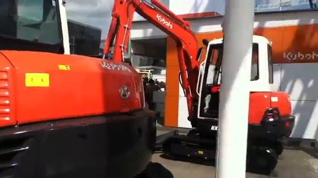 Мини-экскаваторы Kubota серии U смотреть онлайн