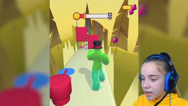 ЭВОЛЮЦИЯ СЛАЙМА В МОНСТРА, МАКСИМАЛЬНЫЙ УРОВЕНЬ Blob Runner 3D смотреть онлайн