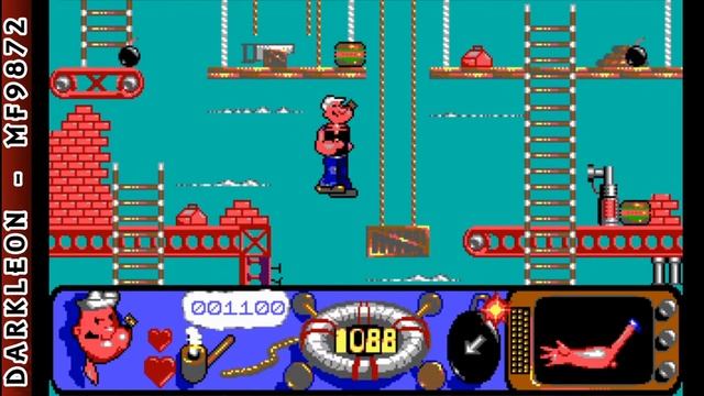 Popeye 2 © 1992 Alternative Software - PC DOS - Gameplay смотреть онлайн