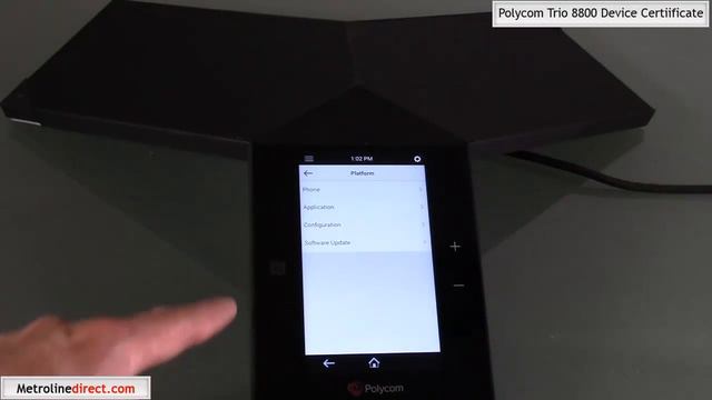 Polycom Trio 8800 Conference Phone Factory Installed Device Certificate смотреть онлайн
