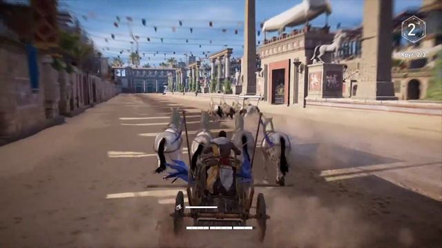 Гоняю на колеснице как в Бен Гуре... гамаю в Assassins Creed Origins на PS4 смотреть онлайн