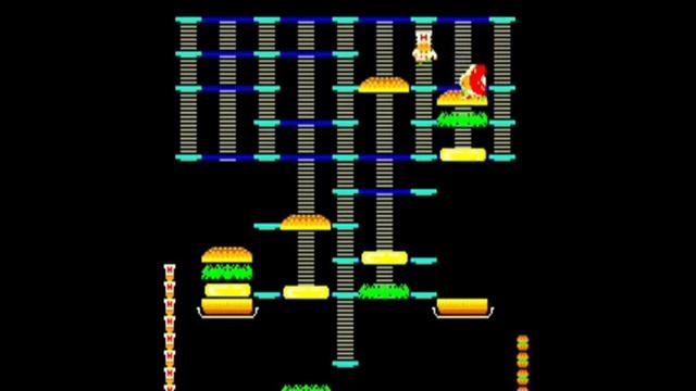 BurgerTime - all-levels walkthrough смотреть онлайн