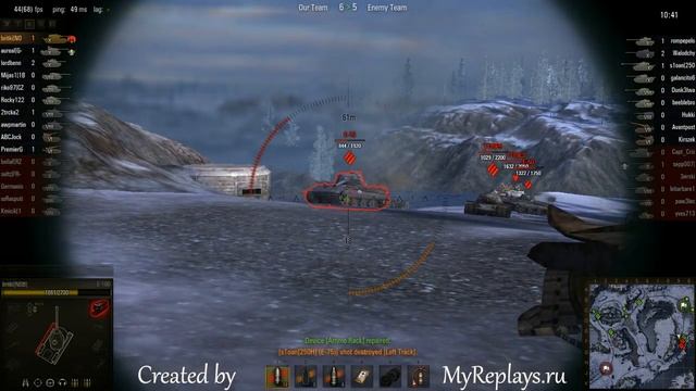 WOT: Arctic Region - E-100 смотреть онлайн