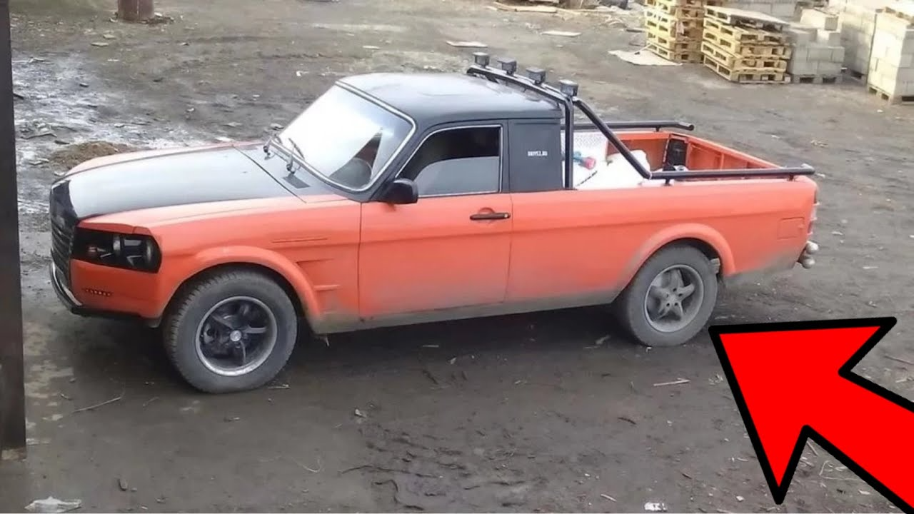 Необычные грузовые модификации и тюнинг автомобилей ГАЗ Волга. смотреть онлайн