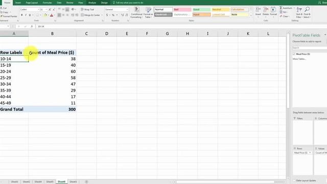 Quantitative Data in Excel: Frequency Distribution and Histogram смотреть онлайн