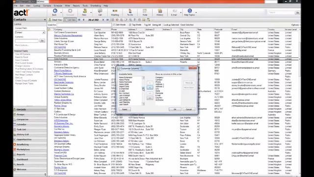 Act! Contacts Demo : How to export contacts from Act! to Microsoft Excel 1 смотреть онлайн