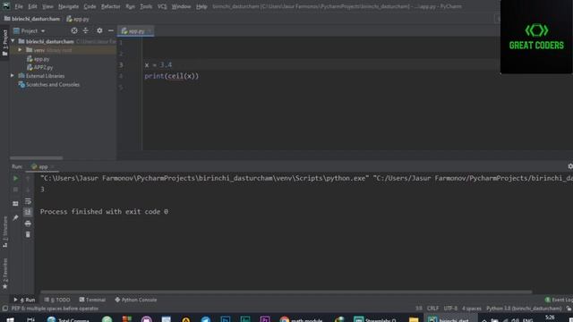 #3.1 - Dars | Python Dasturlash Tili #python #beginners смотреть онлайн
