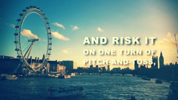 INSPIRATIONAL - If by Rudyard Kipling