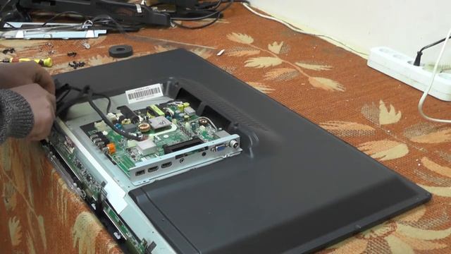 ТЕЛЕВИЗОР MYSTERY MTV-3223LT2 ЗАМЕНА LED ПОДСВЕТКИ. ДОРАБОТКА ТОКА ПОДСВЕТКИ. смотреть онлайн