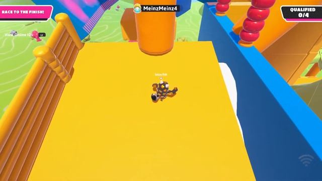 Fall Guys Game Play - Freefall Mountain 1 win смотреть онлайн