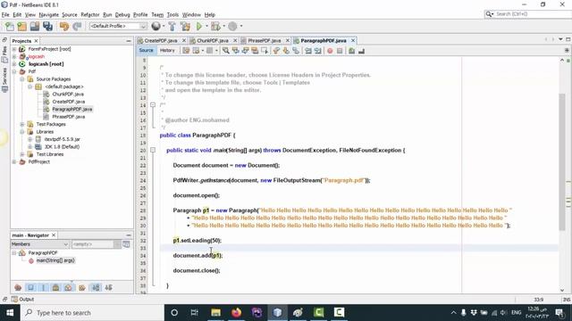 7- Java iText - Paragraph смотреть онлайн