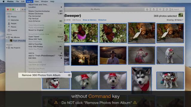 PhotoSweeper - Emptying the trash in Photos application смотреть онлайн
