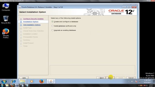 Oracle 12c Installation on Virtual Machine. смотреть онлайн