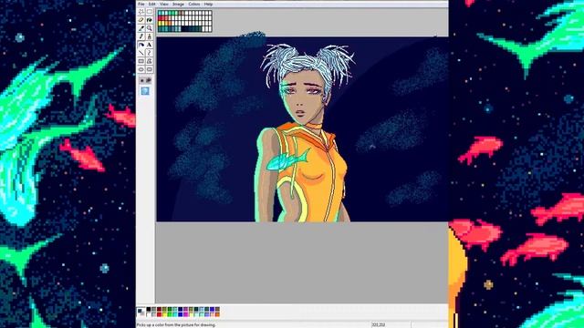 #Octobit Day 6. Lost at sea #pixelart #рисунок смотреть онлайн