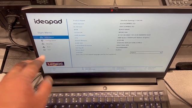 Lenovo IdeaPad Gaming 3 15ACH6 - How To Enter Bios (UEFI) & Boot Menu Options смотреть онлайн