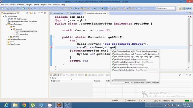 JSP with Postgresql Connectivity смотреть онлайн