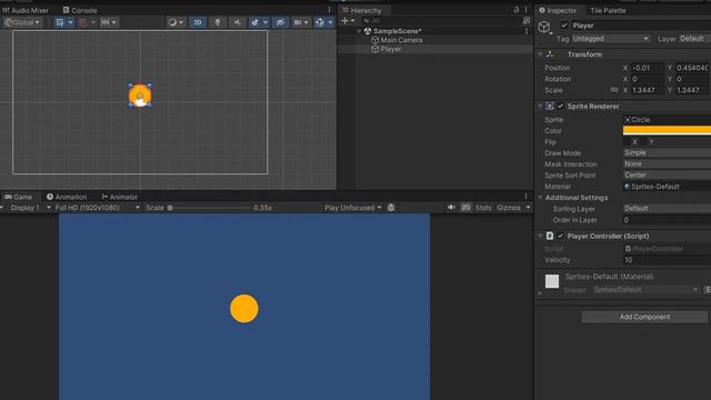 Как сделать 2д контроллер игрока в Unity 2023 смотреть онлайн