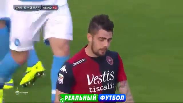 [Голы] Кальяри 0:3 Наполи 19.04.15 смотреть онлайн