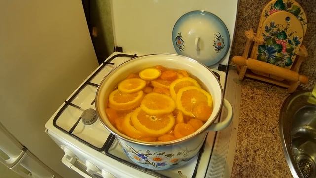 Компот из абрикосов с апельсином. Домашняя фанта смотреть онлайн