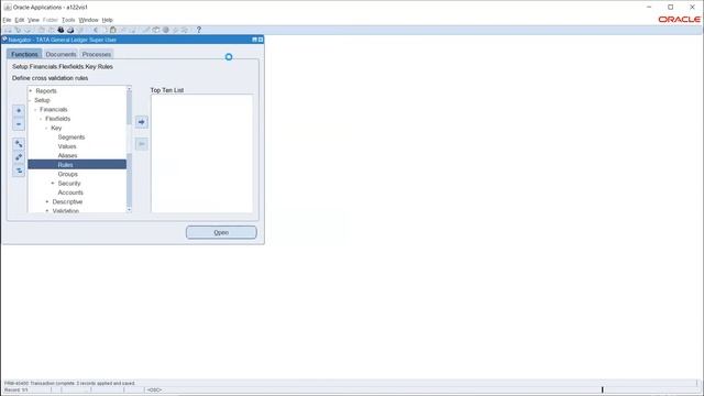 Oracle Financials Fusion - General ledger - Cross validation rules - CVR смотреть онлайн