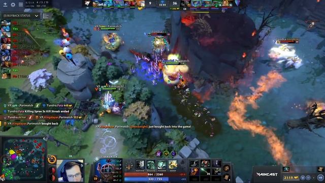 НЕРЕАЛЬНО АГРЕССИВНАЯ ИГРА ОТ ТУНДРЫ ВП НЕОЖИДАЛИ \ Virtus.pro против Tundra Esports