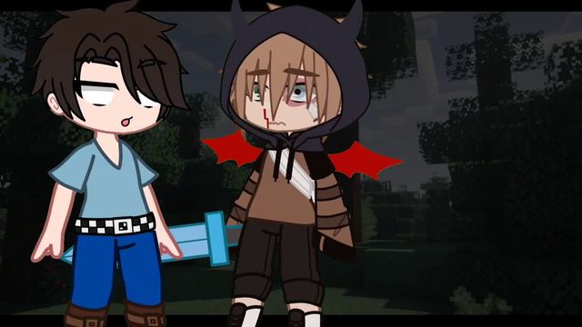 Herobrine Meme || aiden. || Gacha Club + Minecraft смотреть онлайн