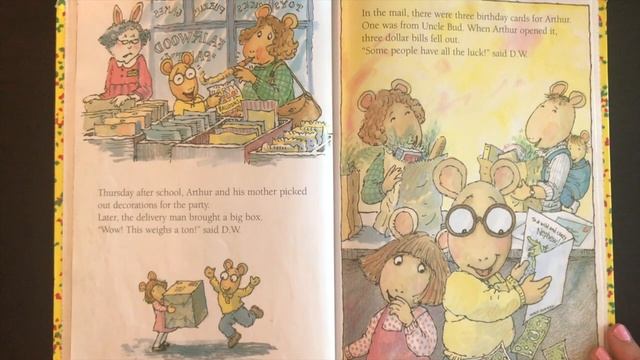 Arthur's Birthday by Marc Brown Children's Book Read Aloud смотреть онлайн