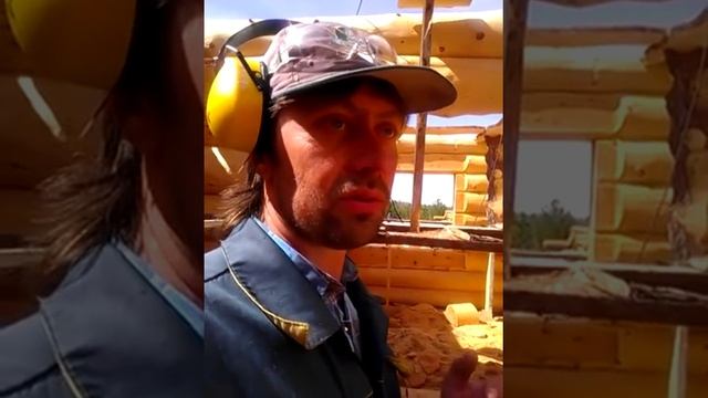 Внутри кедрового сруба 24.04.13, часть 8 рубка сруб деревянный дом баня ручной работы смотреть онлайн