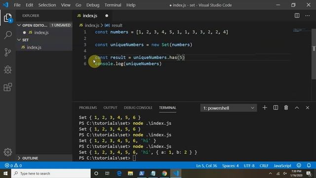 JavaScript **5 Minutes** Set Data Structure смотреть онлайн