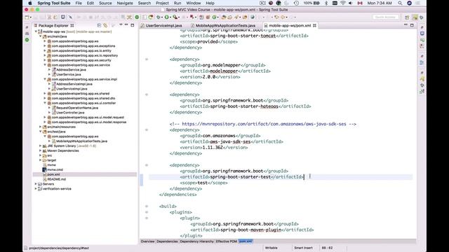 Testing RESTful Web Services -1- Create a JUnit 5 Test Case in Spring STS смотреть онлайн