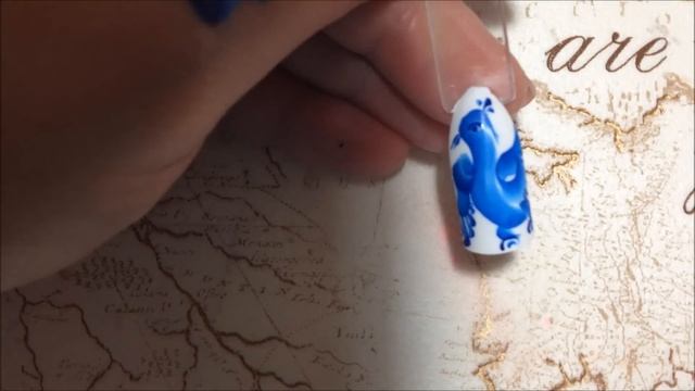 Дизайн ногтей. ГЖЕЛЬ смотреть онлайн