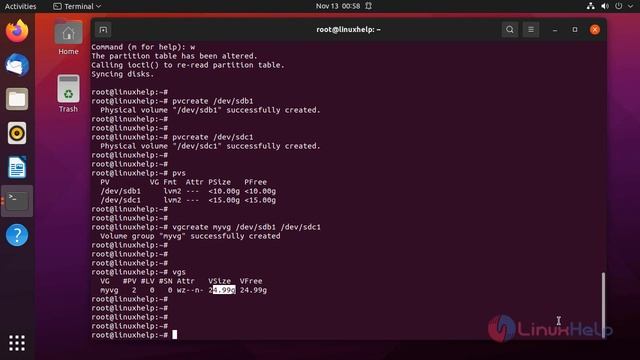 How to create and extend logical volumes by using LVM on Ubuntu 21.04 смотреть онлайн