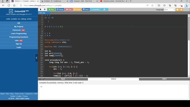 Educational Codeforces Round 155 (Div. 2) D. Sum of XOR Functions Full explanation #codeforces смотреть онлайн