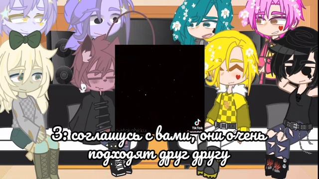Реакция 13 карт и И.Н.М.Т. на шипы 1/? #gachanox #13карт #инмт
