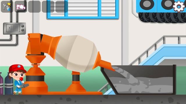 [Tayo Repair Game] #03 Chris the Truck Mixer смотреть онлайн