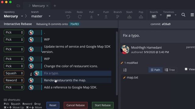 15 rewriting history using gitkraken~ смотреть онлайн