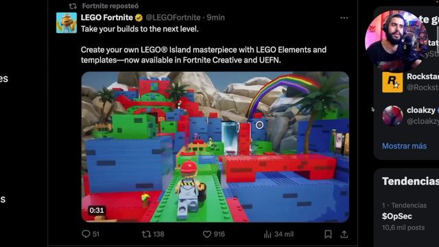 FALL GUYS LLEGA A FORTNITE + CREATIVO DE LEGO y ROCKET RACING y ¿¡MODO PRIMERA PERSONA!? смотреть онлайн