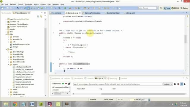 ZBar Barcode QR Code Scanner for Android with SearchView - Tutorial and Example смотреть онлайн
