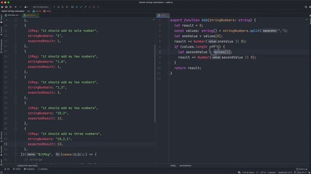 Live Coding TDD #4 - String Calculator - TypeScript смотреть онлайн