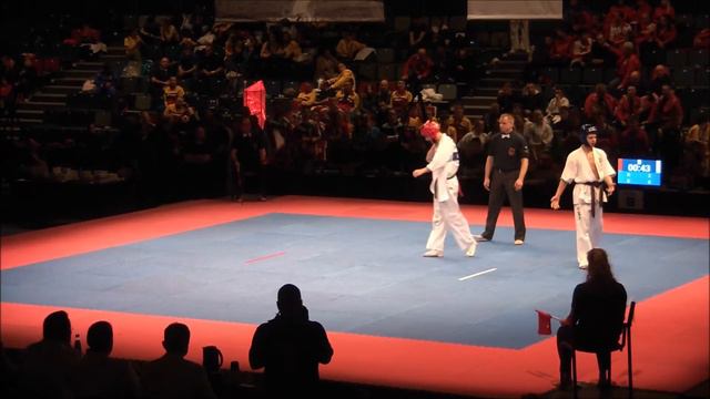 EC2017 Kumite Junior Boys 60 65 kg Finale Kaan Shyukri Bulgaria AKA Vs Andrius Dubickas Lithuania S смотреть онлайн