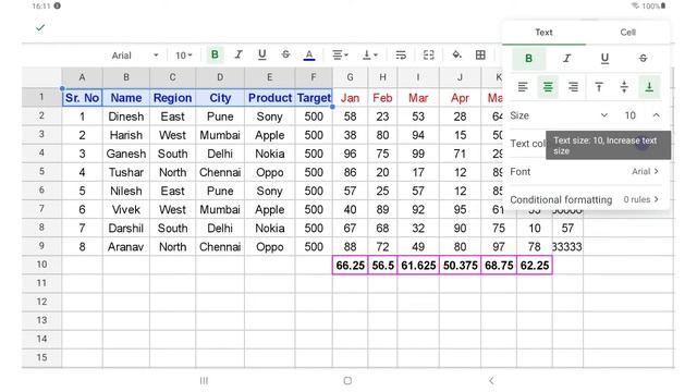 Mobile excel mai data alignment kaise kare смотреть онлайн