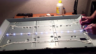 Ремонт подсветки телевизора Samsung UE40H6203AK. Темное изображение. смотреть онлайн