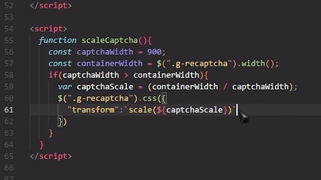 Responsive reCAPTCHA Scaling! смотреть онлайн