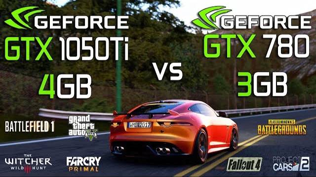 GTX 780 3GB vs GTX 1050 Ti 4GB Test in 7 Games смотреть онлайн