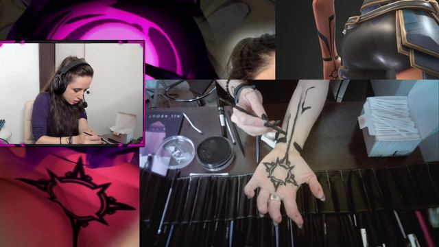 Handcam because îmi TATUEZ mâna ca REYNA! Dual Webcam #aqirys смотреть онлайн